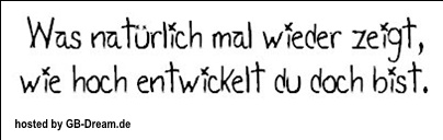 Witziger Spruch GBPic