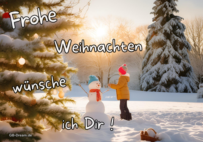 Frohe Weihnachten Bild