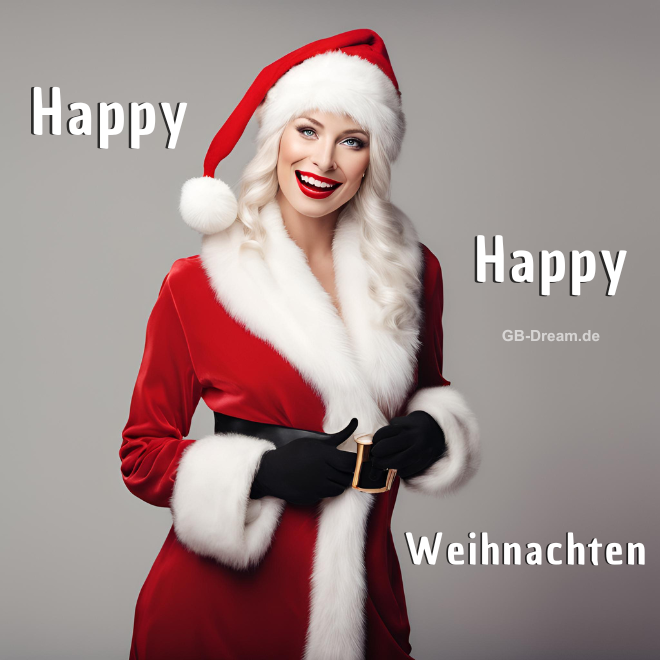 Happy Weihnachten GB Bild