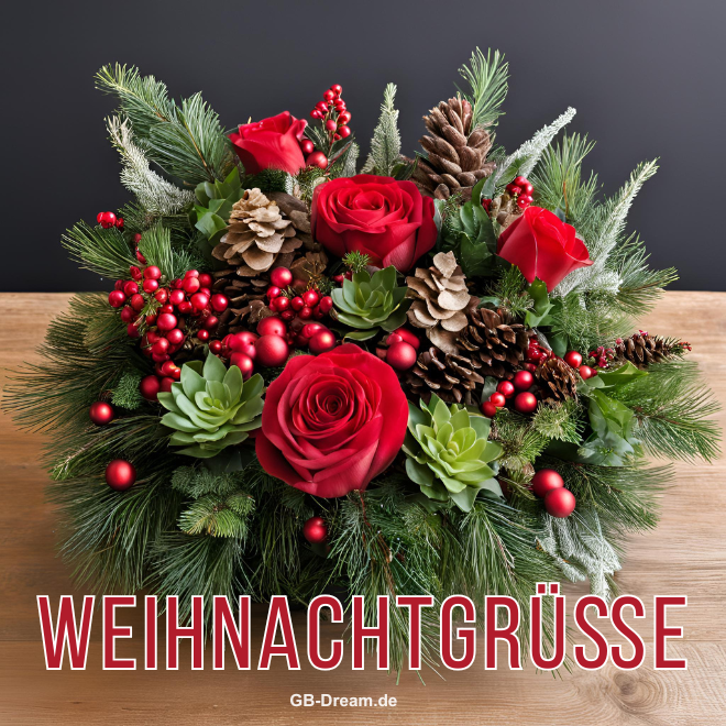 Weihnachtsgrüsse GB Eintrag