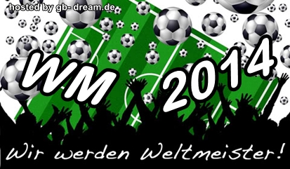 Fussball WM 2014 Gästebuchbild